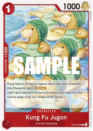 Kung Fu Jugon (OP04-005) [Kingdoms of Intrigue] One Piece Single Bandai