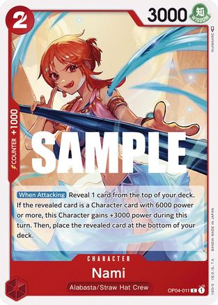 Nami (OP04-011) [Kingdoms of Intrigue] One Piece Single Bandai