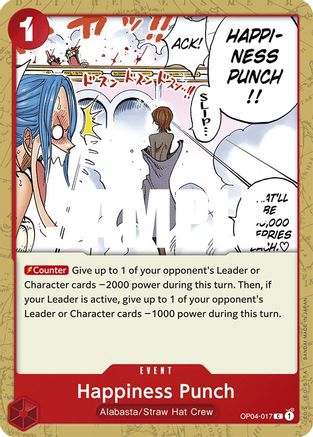 Happiness Punch (OP04-017) [Kingdoms of Intrigue] One Piece Single Bandai