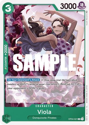 Viola (OP04-021) [Kingdoms of Intrigue] One Piece Single Bandai