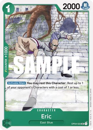 Eric (OP04-022) [Kingdoms of Intrigue] One Piece Single Bandai