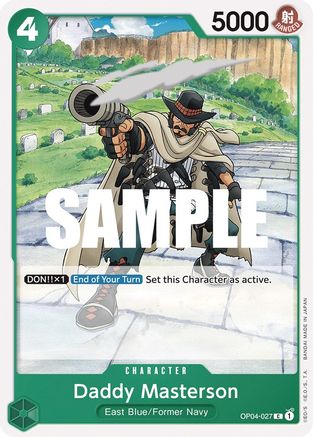 Daddy Masterson (OP04-027) [Kingdoms of Intrigue] One Piece Single Bandai