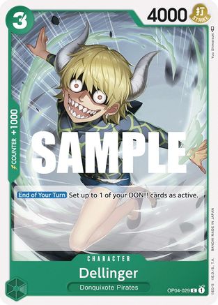 Dellinger (OP04-029) [Kingdoms of Intrigue] One Piece Single Bandai