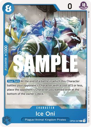 Ice Oni (OP04-047) [Kingdoms of Intrigue] One Piece Single Bandai