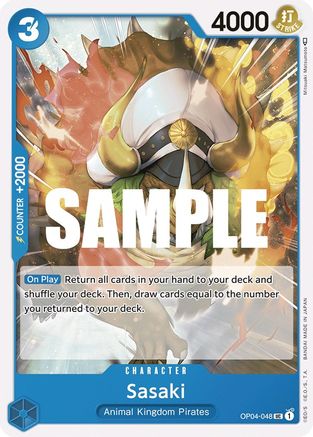 Sasaki (OP04-048) [Kingdoms of Intrigue] One Piece Single Bandai