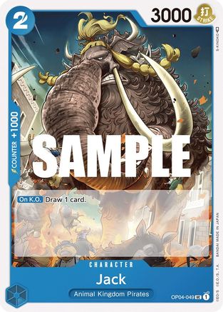 Jack (OP04-049) [Kingdoms of Intrigue] One Piece Single Bandai