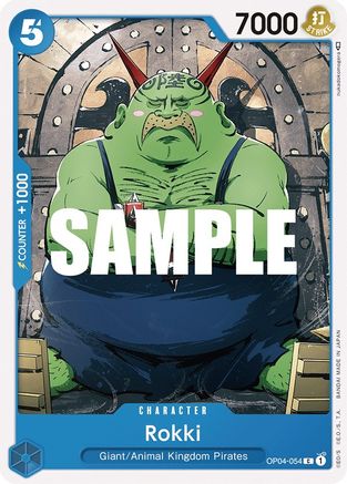 Rokki (OP04-054) [Kingdoms of Intrigue] One Piece Single Bandai