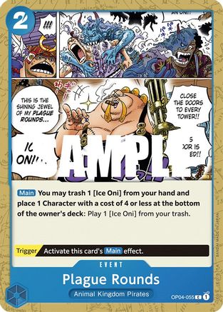 Plague Rounds (OP04-055) [Kingdoms of Intrigue] One Piece Single Bandai