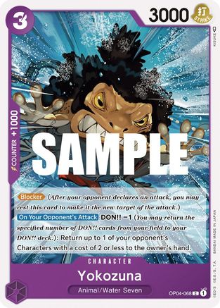 Yokozuna (OP04-068) [Kingdoms of Intrigue] One Piece Single Bandai