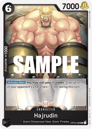 Hajrudin (OP04-088) [Kingdoms of Intrigue] One Piece Single Bandai