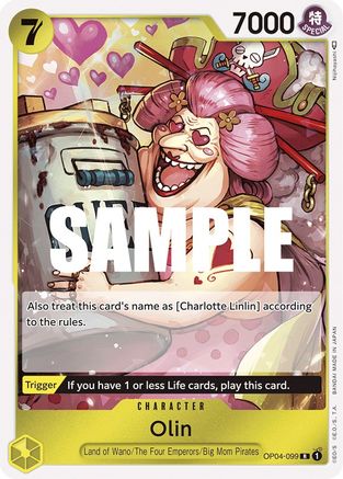 Olin (OP04-099) [Kingdoms of Intrigue] Foil One Piece Single Bandai