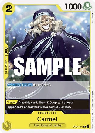 Carmel (OP04-101) [Kingdoms of Intrigue] One Piece Single Bandai