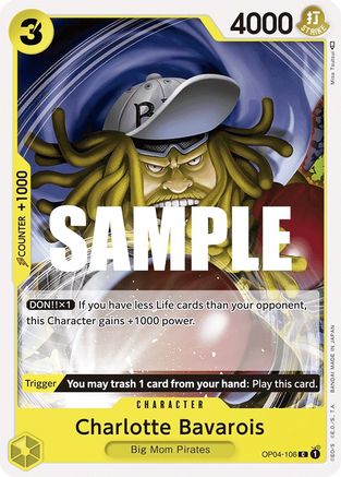 Charlotte Bavarois (OP04-106) [Kingdoms of Intrigue] One Piece Single Bandai