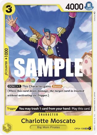 Charlotte Moscato (OP04-108) [Kingdoms of Intrigue] One Piece Single Bandai
