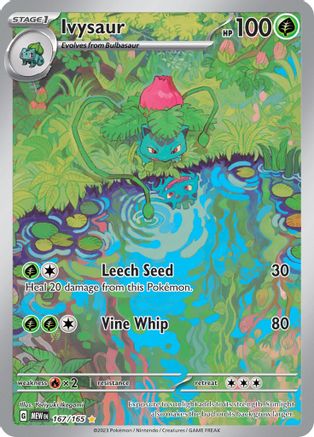 Ivysaur - 167/165 Holofoil [SV: Scarlet & Violet 151] Pokemon Single Pokémon