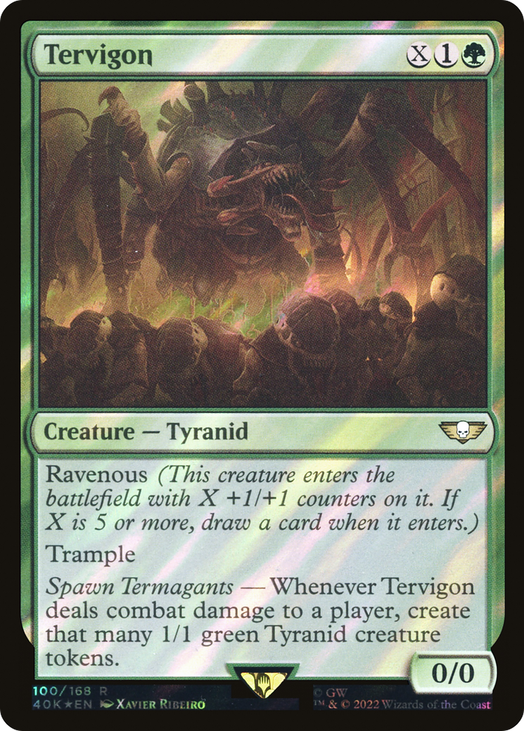 Tervigon (40K-100★) [Warhammer 40,000 Commander] Foil MTG Single Wizards of the Coast