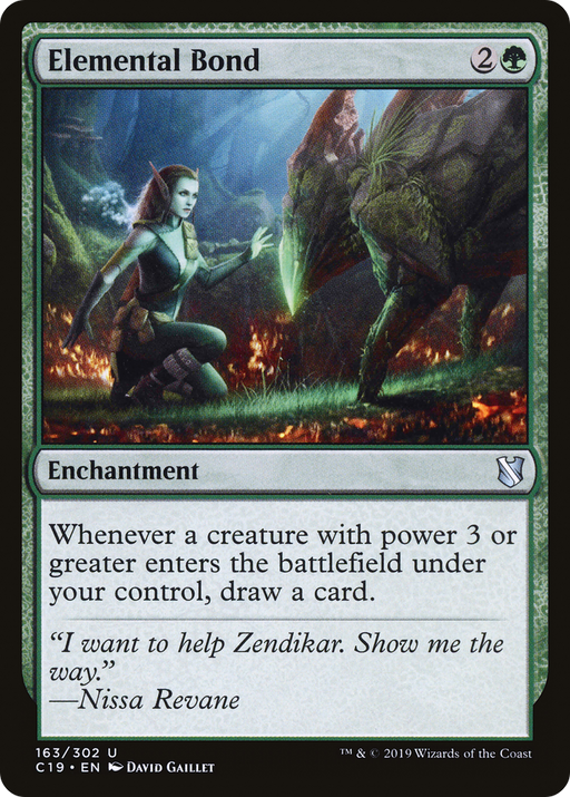 Elemental Bond (C19-163) [Commander 2019] MTG Single Wizards of the Coast