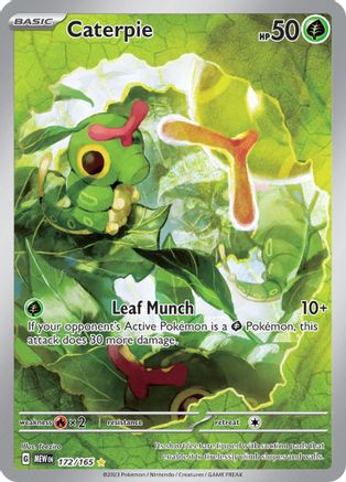 Caterpie - 172/165 Holofoil [SV: Scarlet & Violet 151] Pokemon Single Pokémon