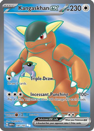 Kangaskhan ex - 190/165 Holofoil [SV: Scarlet & Violet 151] Pokemon Single Pokémon