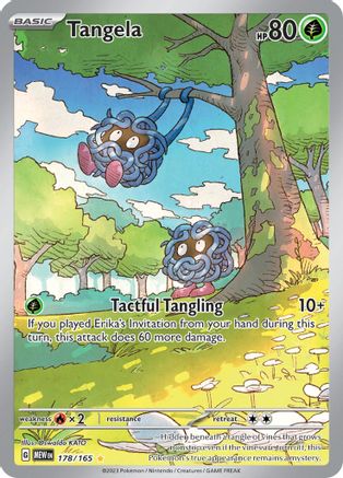 Tangela - 178/165 Holofoil [SV: Scarlet & Violet 151] Pokemon Single Pokémon