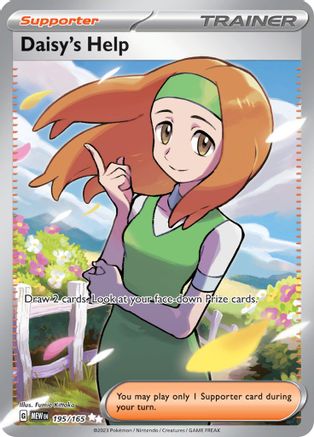 Daisy's Help - 195/165 (195) - [SV: Scarlet & Violet 151] Holofoil Pokemon Single Pokémon