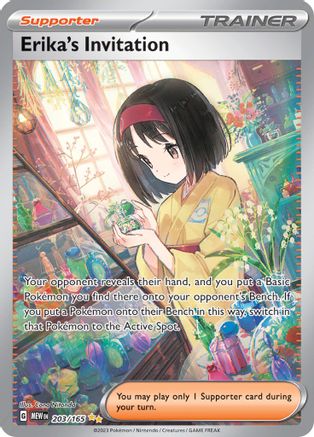 Erika's Invitation - 203/165 Holofoil [SV: Scarlet & Violet 151] Pokemon Single Pokémon