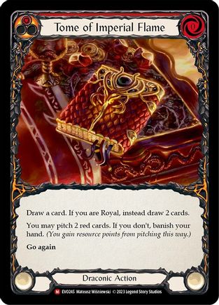 Tome of Imperial Flame [EVO245] (Bright Lights) Flesh And Blood Single Flesh And Blood   