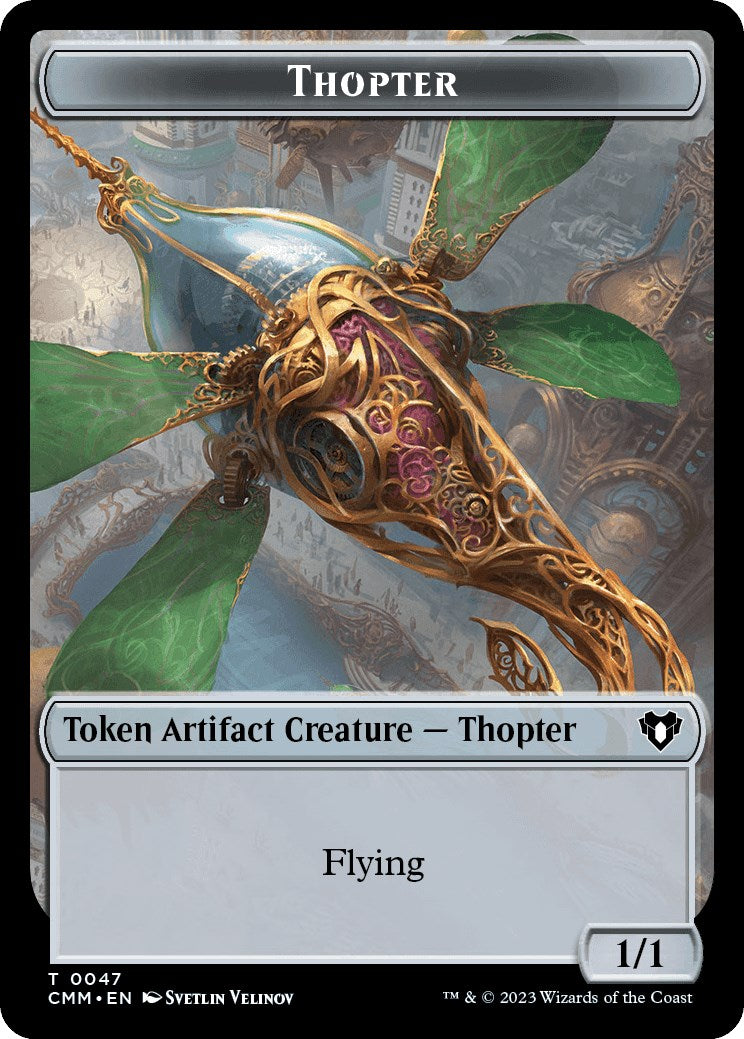 Thopter // Graveborn Double-Sided Token [Tokens] Commander Masters Tokens MTG Single Magic: The Gathering