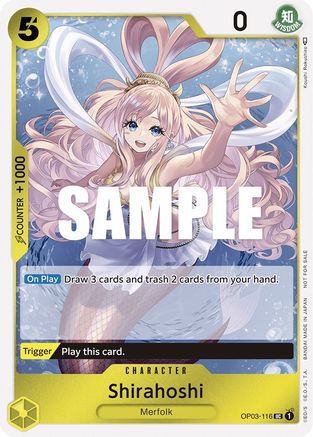 Shirahoshi (Dash Pack) (OP03-116) [Kingdoms of Intrigue] Foil One Piece Single Bandai