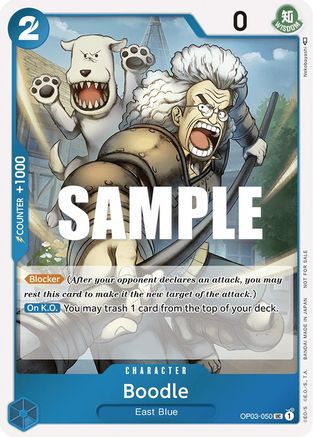 Boodle (Dash Pack) (OP03-050) [Kingdoms of Intrigue] Foil One Piece Single Bandai