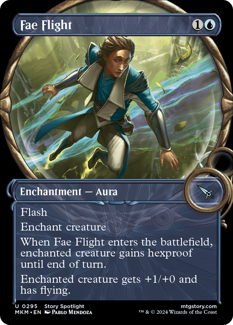 Fae Flight (MKM-295) [Murders at Karlov Manor] (Showcase) Foil MTG Single Wizards of the Coast