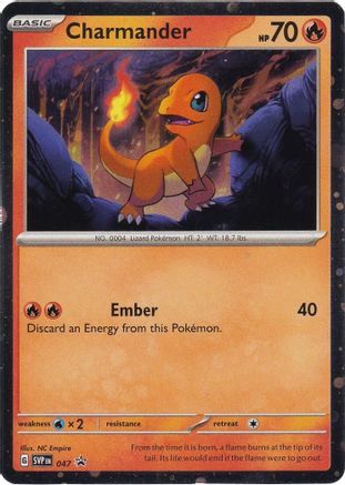 Charmander - 047 (Cosmos Holo) (47) Holofoil [Promos: SV Promo Cards] Pokemon Single Pokémon