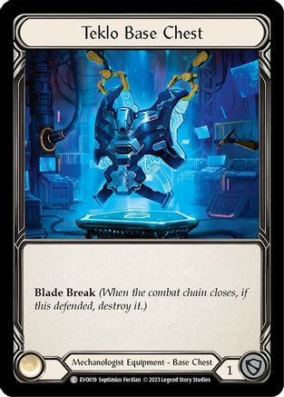 Teklo Base Chest [EVO019] (Bright Lights) Flesh And Blood Single Flesh And Blood   