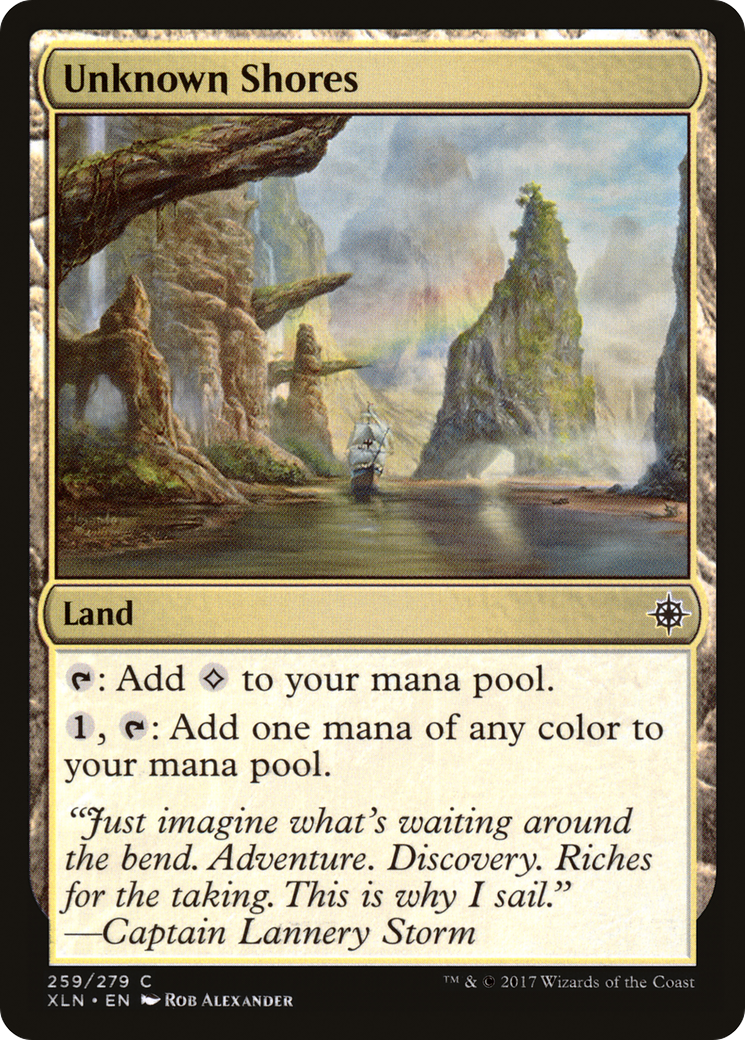 Unknown Shores (XLN-259) [Ixalan] Foil MTG Single Wizards of the Coast