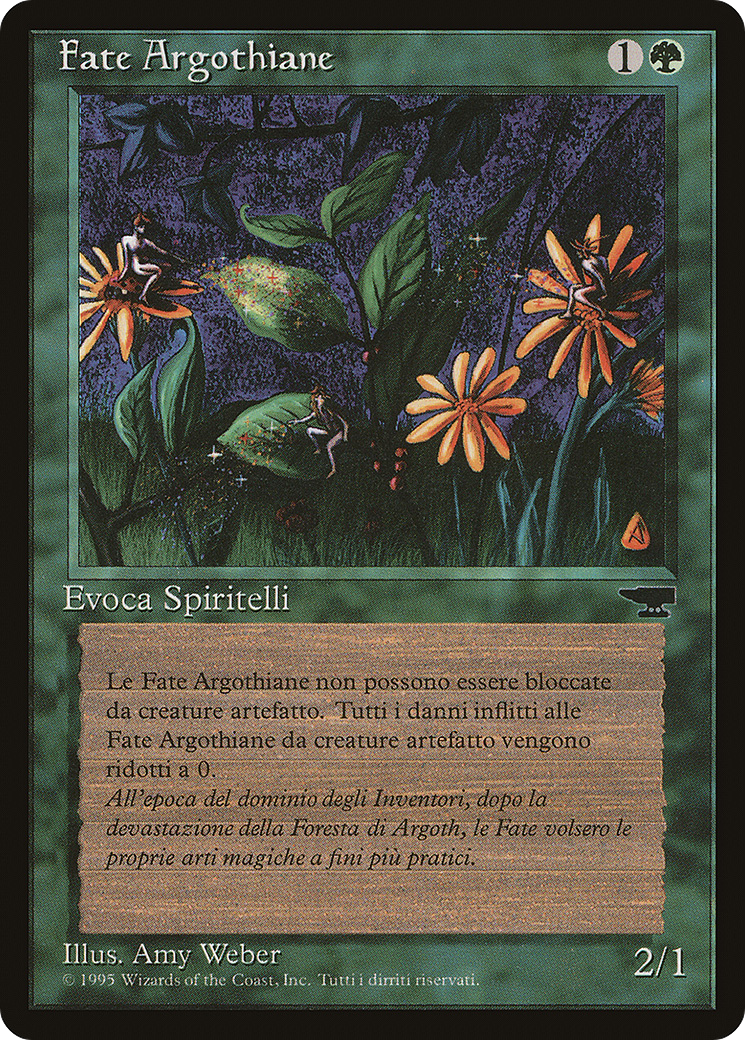 Argothian Pixies (Italian) - "Fate Argothiane" (REN-) [Misc] Rinascimento MTG Single Wizards of the Coast