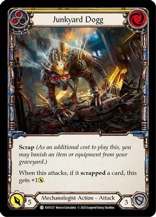 Junkyard Dogg (Yellow) [EVO127] (Bright Lights) Flesh And Blood Single Flesh And Blood   