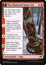 The Shattered States Era // Nameless Conqueror (NEO-162) [Kamigawa: Neon Dynasty] Foil MTG Single Wizards of the Coast
