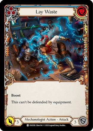 Lay Waste (Blue) [EVO208] (Bright Lights) Flesh And Blood Single Flesh And Blood   