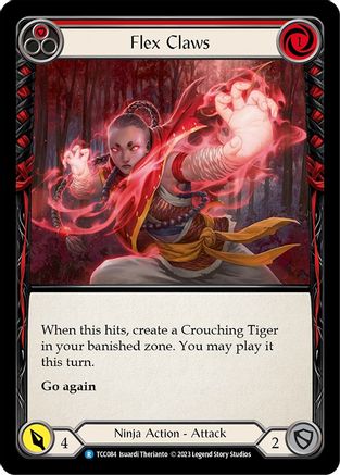 Flex Claws (Red) [TCC084] (Round the Table: TCC x LSS) Flesh And Blood Single Flesh And Blood   