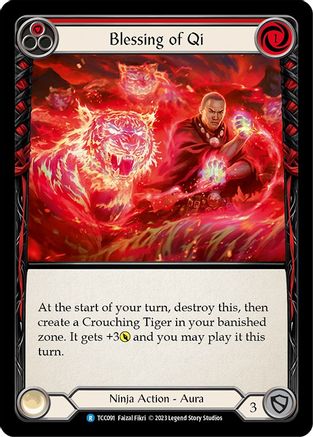 Blessing of Qi (Red) [TCC091] (Round the Table: TCC x LSS) Flesh And Blood Single Flesh And Blood   