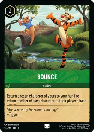Bounce (97/204) [Rise of the Floodborn] Lorcana Single Disney