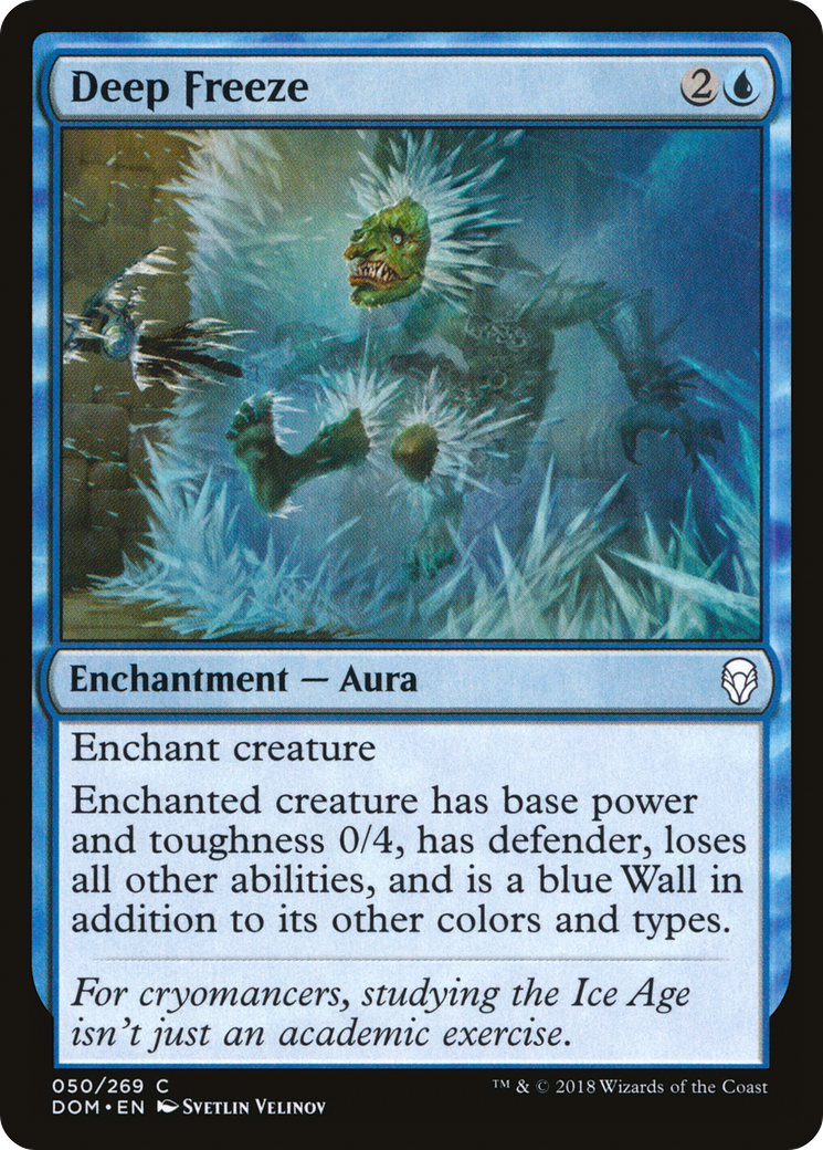 Deep Freeze (DOM-050) [Dominaria] MTG Single Wizards of the Coast