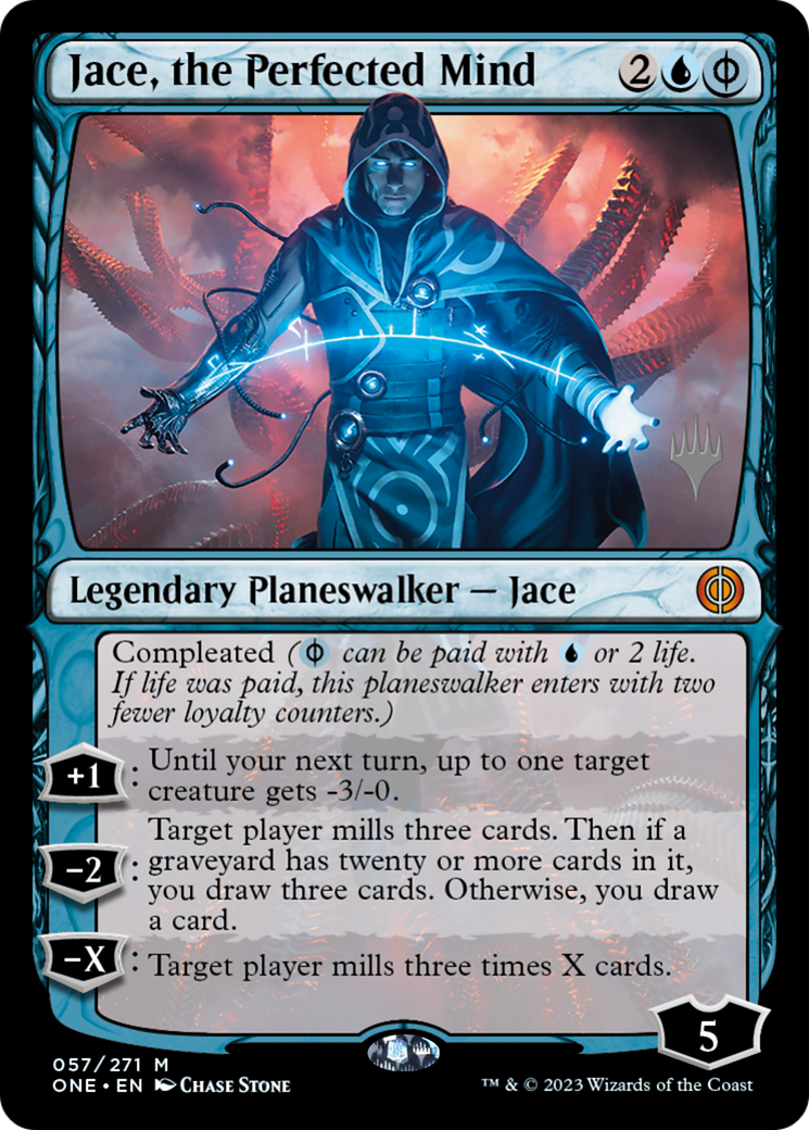 Jace, the Perfected Mind (PPONE-57P) [Phyrexia: All Will Be One Promos] MTG Single Wizards of the Coast