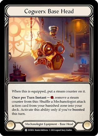 Cogwerx Base Head [EVO014] (Bright Lights)  Cold Foil Flesh And Blood Single Flesh And Blood   