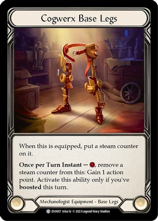 Cogwerx Base Legs [EVO017] (Bright Lights)  Cold Foil Flesh And Blood Single Flesh And Blood   