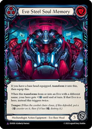 Evo Steel Soul Memory (Marvel) [EVO026] (Bright Lights)  Cold Foil Flesh And Blood Single Flesh And Blood   
