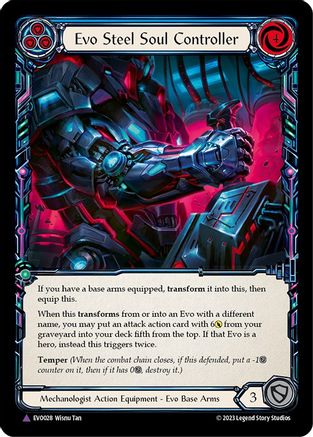 Evo Steel Soul Controller (Marvel) [EVO028] (Bright Lights)  Cold Foil Flesh And Blood Single Flesh And Blood   