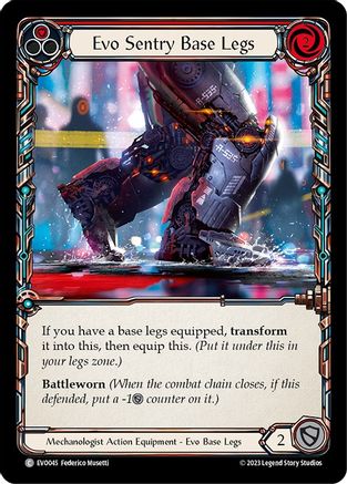 Evo Sentry Base Legs [EVO045] (Bright Lights) Flesh And Blood Single Flesh And Blood   