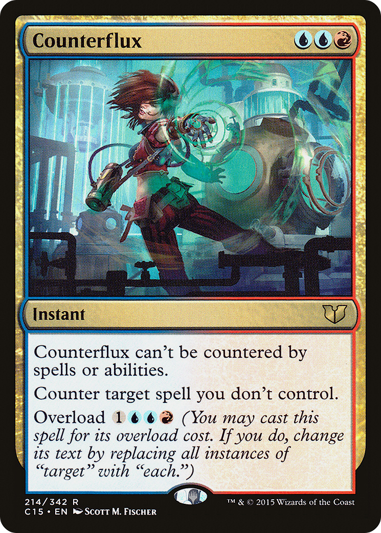 Counterflux (C15-214) [Commander 2015] MTG Single Wizards of the Coast