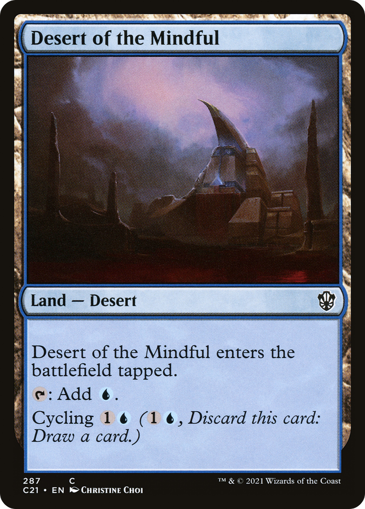 Desert of the Mindful (C21-287) [Commander 2021] MTG Single Wizards of the Coast